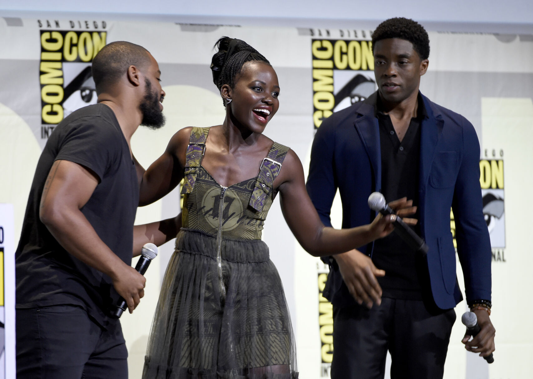 Ryan Coogler, Lupita Nyong'o, Chadwick Boseman